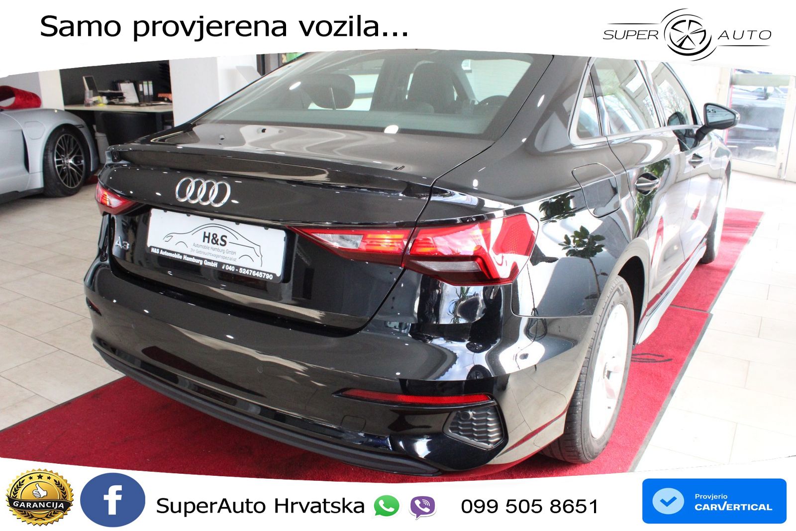 Audi A3 Limuzina 35 TFSI (150 KS) S tronic LED+GR SJED+ACC