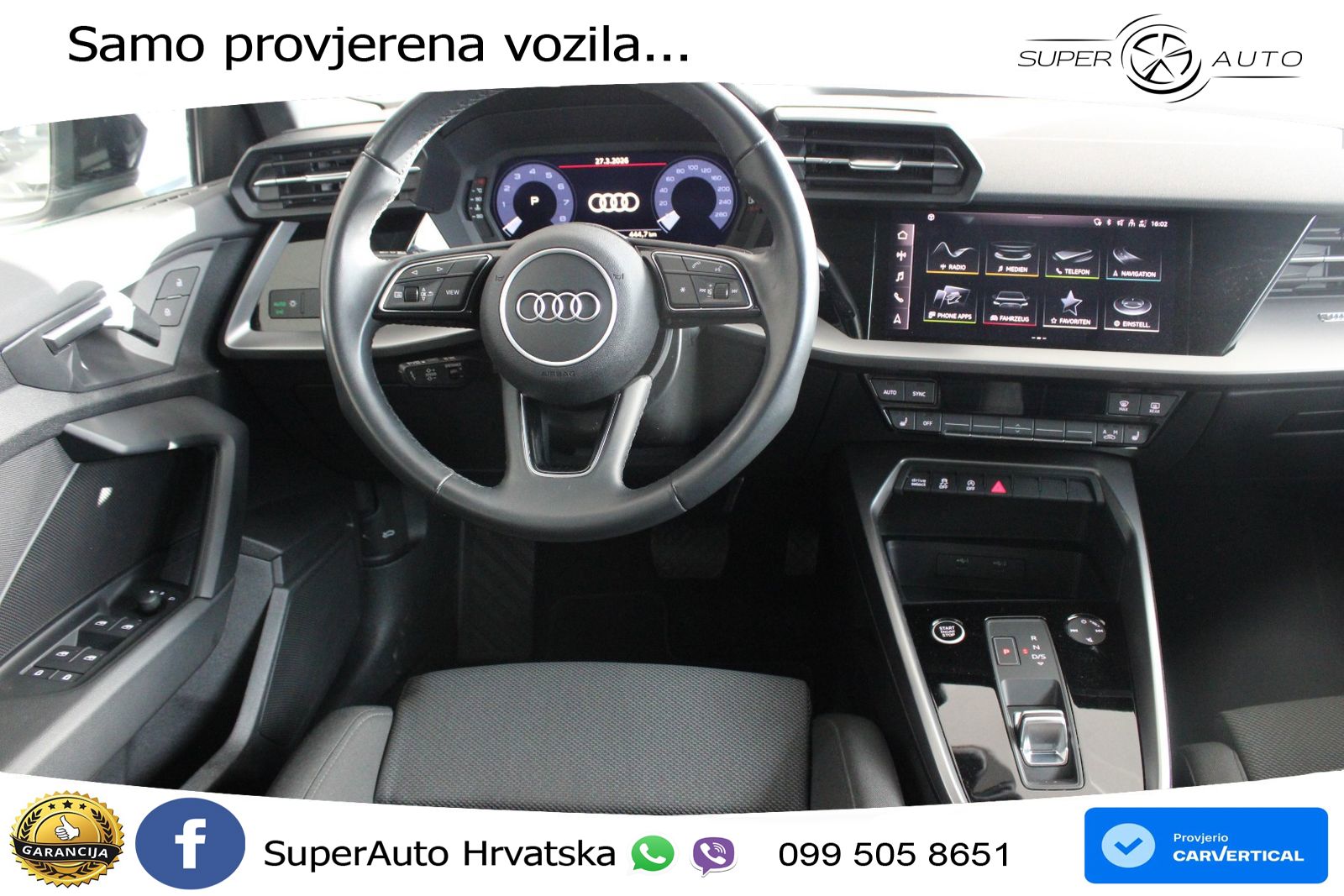 Audi A3 Limuzina 35 TFSI (150 KS) S tronic LED+GR SJED+ACC