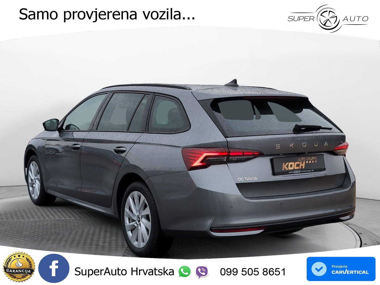 Škoda Octavia Combi 2.0 TDI (150 KS) DSG Selection LED+GR SJED+ACC
