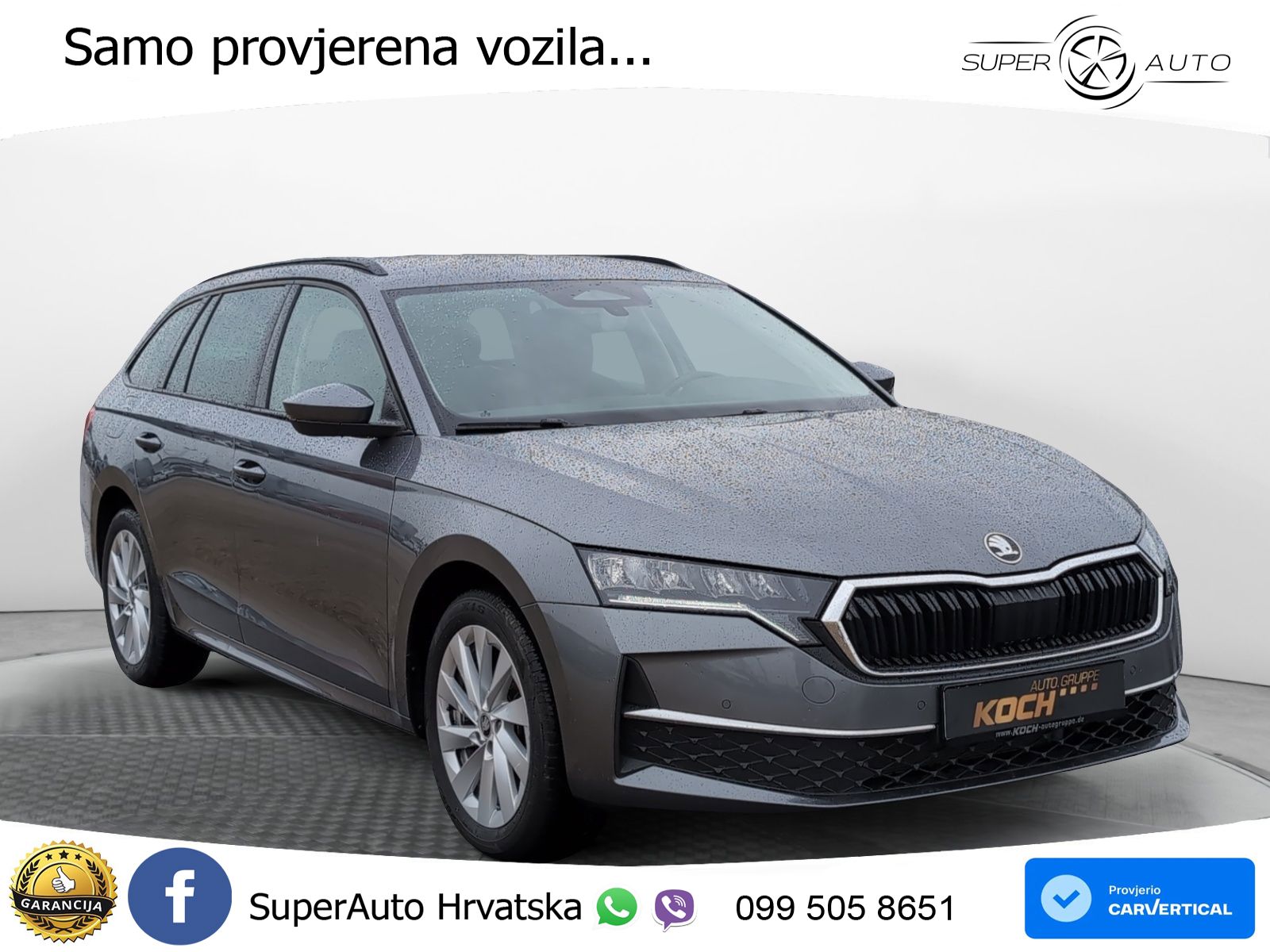 Škoda Octavia Combi 2.0 TDI (150 KS) DSG Selection LED+GR SJED+ACC
