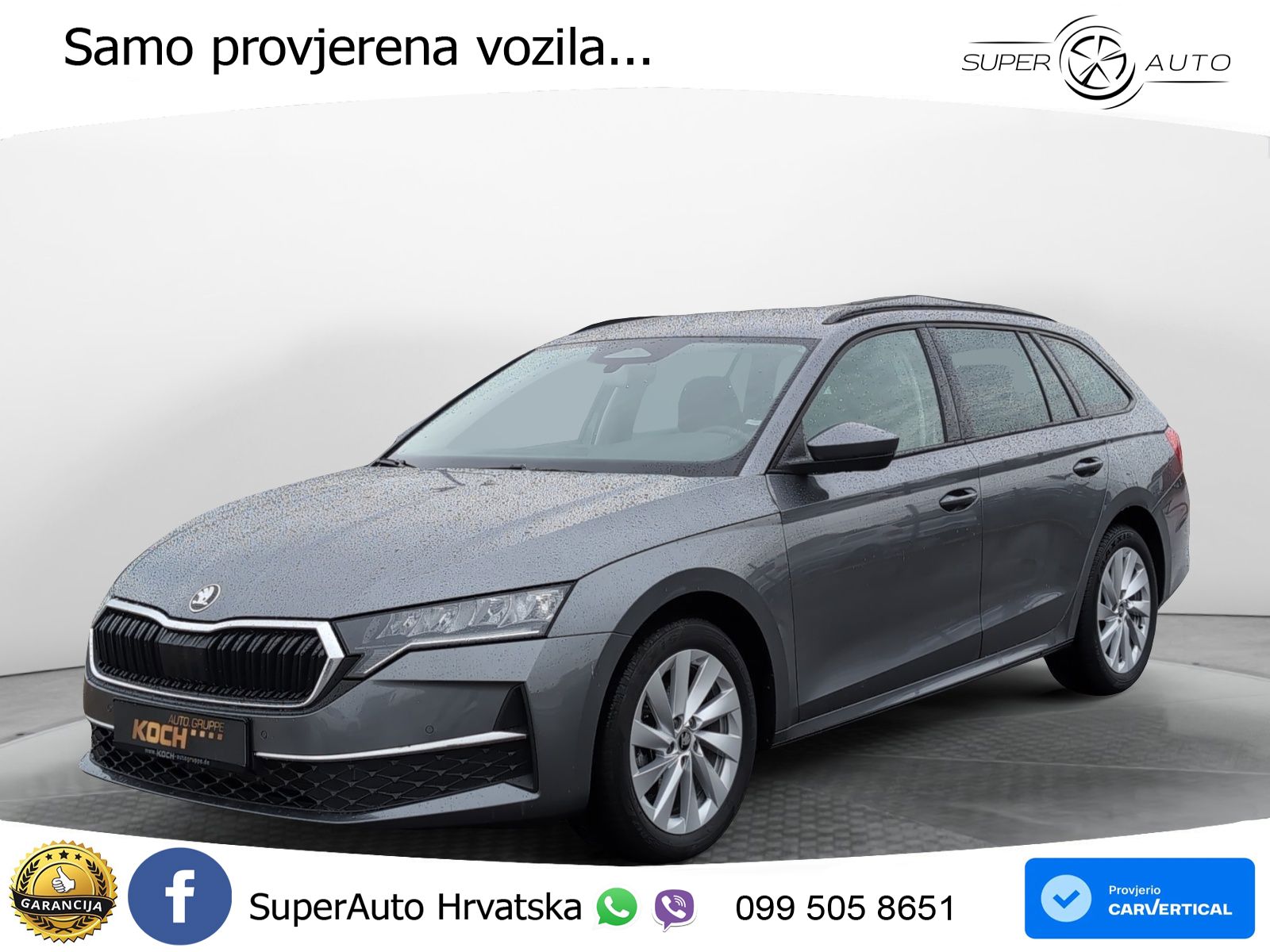 Škoda Octavia Combi 2.0 TDI (150 KS) DSG Selection LED+GR SJED+ACC