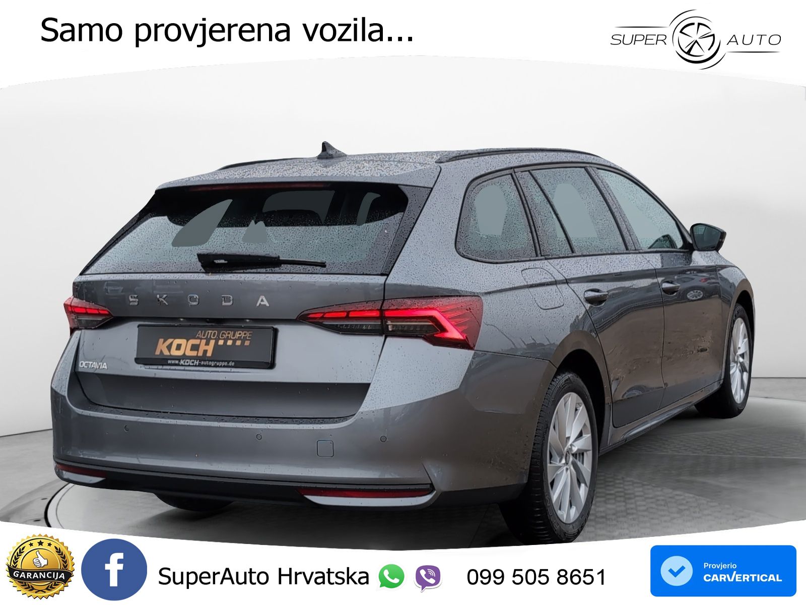 Škoda Octavia Combi 2.0 TDI (150 KS) DSG Selection LED+GR SJED+ACC