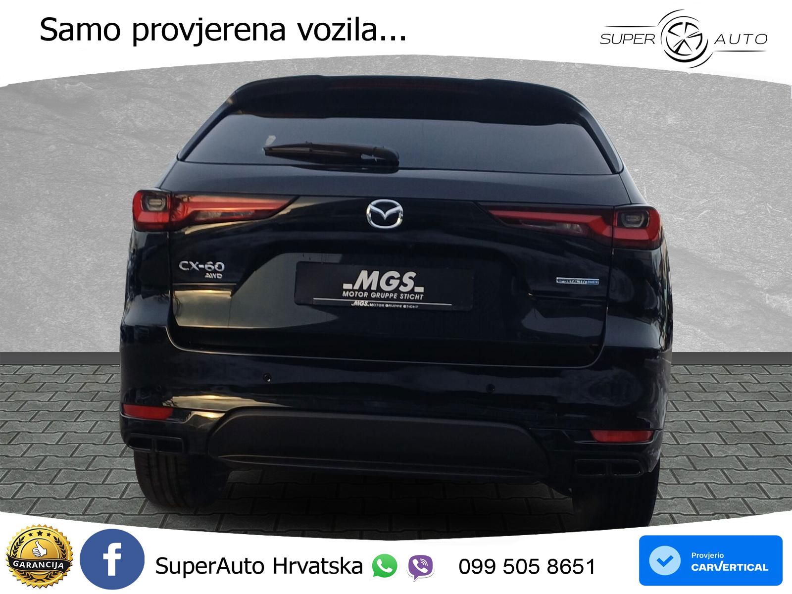 Mazda CX-60 2.5 e-Skyactiv (328 KS) AWD Automatic LED+GR SJED+ACC