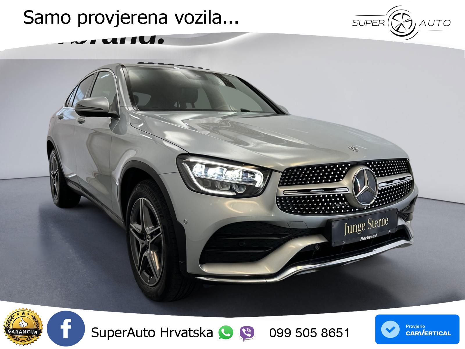 Mercedes GLC Coupe 300d (245 KS) 4MATIC G-TRONIC AMG LED+GR SJED+ACC