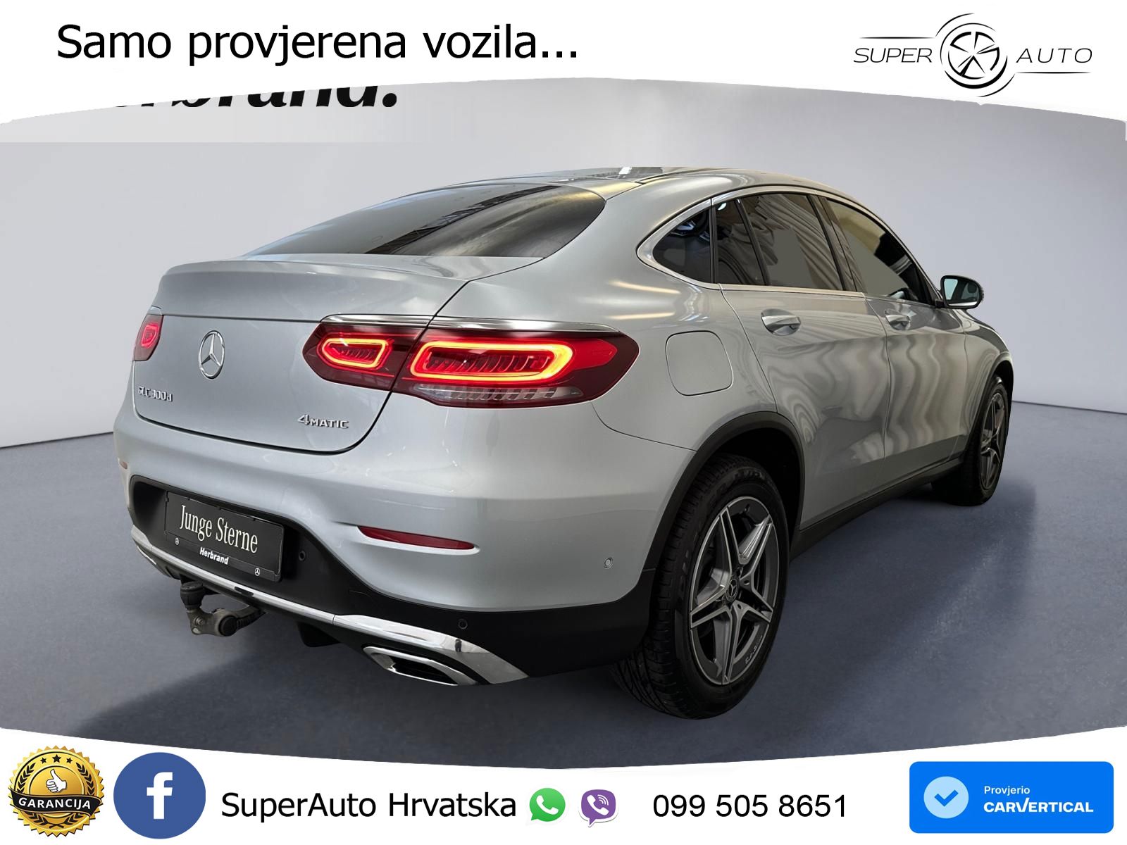 Mercedes GLC Coupe 300d (245 KS) 4MATIC G-TRONIC AMG LED+GR SJED+ACC