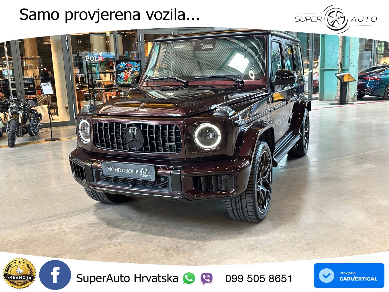 Mercedes AMG G 63 Long V8 (585 KS) 4MATIC 9G-TRONIC AMG SPEEDSHIFT TCT Superior LED+GR SJED+ACC