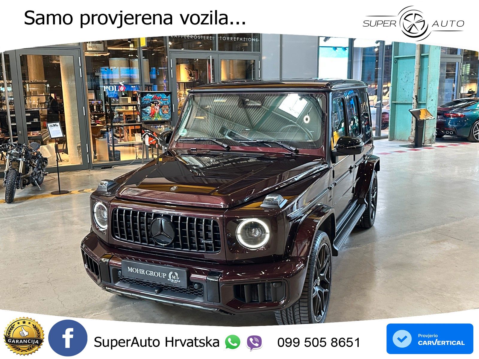 Mercedes AMG G 63 Long V8 (585 KS) 4MATIC 9G-TRONIC AMG SPEEDSHIFT TCT Superior LED+GR SJED+ACC