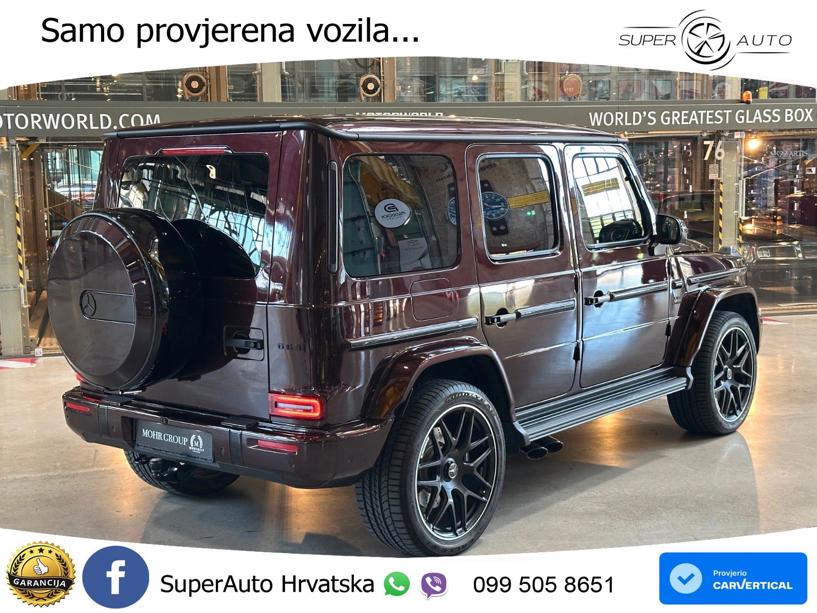 Mercedes AMG G 63 Long V8 (585 KS) 4MATIC 9G-TRONIC AMG SPEEDSHIFT TCT Superior LED+GR SJED+ACC