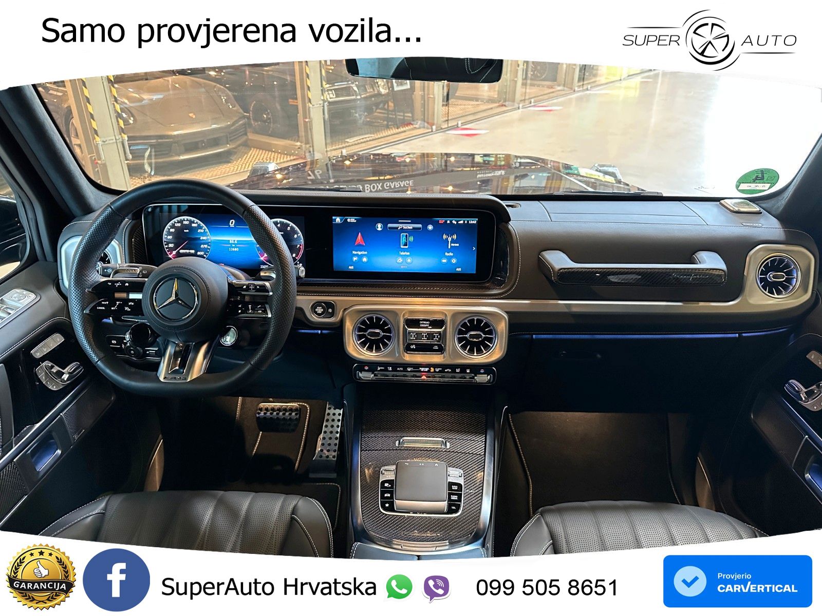 Mercedes AMG G 63 Long V8 (585 KS) 4MATIC 9G-TRONIC AMG SPEEDSHIFT TCT Superior LED+GR SJED+ACC