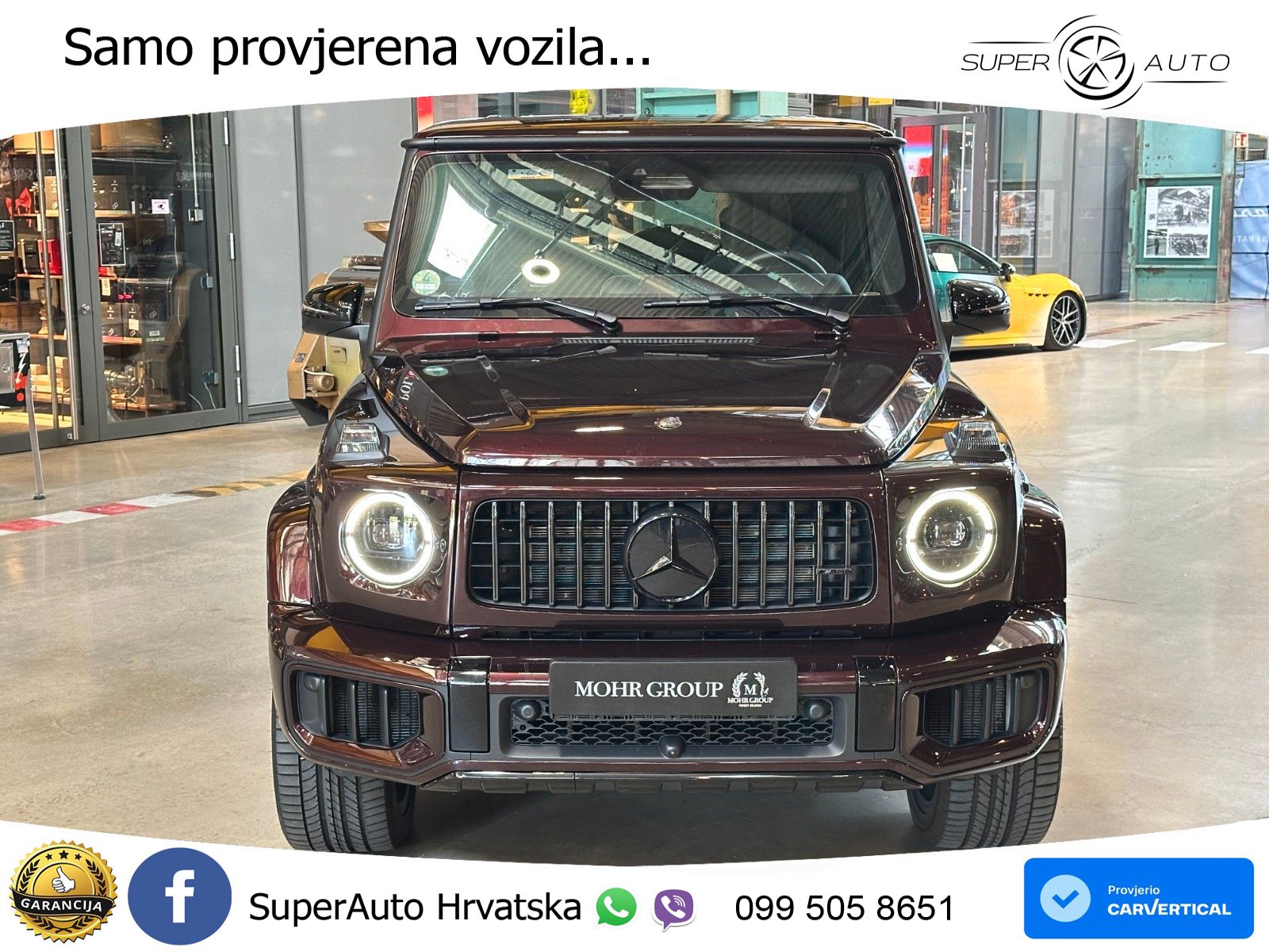 Mercedes AMG G 63 Long V8 (585 KS) 4MATIC 9G-TRONIC AMG SPEEDSHIFT TCT Superior LED+GR SJED+ACC