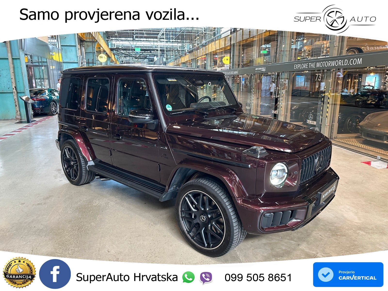 Mercedes AMG G 63 Long V8 (585 KS) 4MATIC 9G-TRONIC AMG SPEEDSHIFT TCT Superior LED+GR SJED+ACC