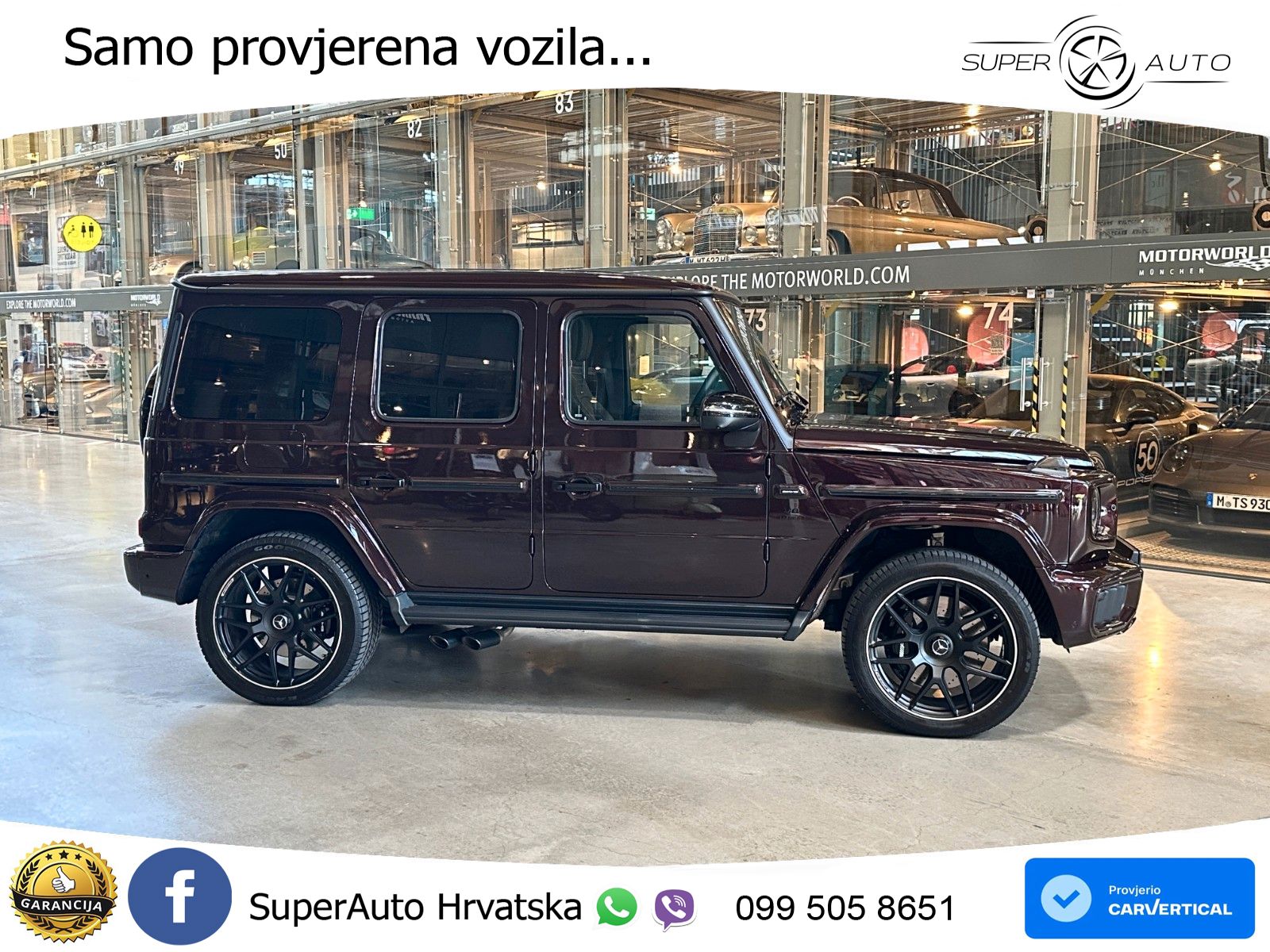 Mercedes AMG G 63 Long V8 (585 KS) 4MATIC 9G-TRONIC AMG SPEEDSHIFT TCT Superior LED+GR SJED+ACC