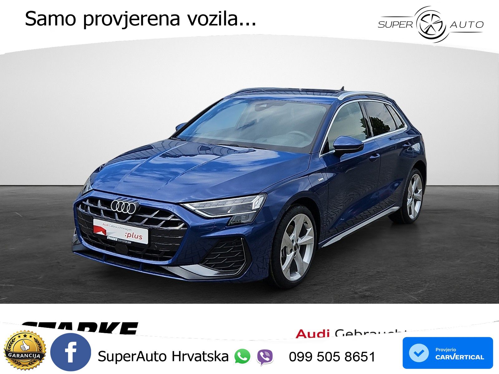 Audi A3 Sportback 40 TFSI e (204 KS) Plug-in Hybrid S tronic S line LED+GR SJED+ACC