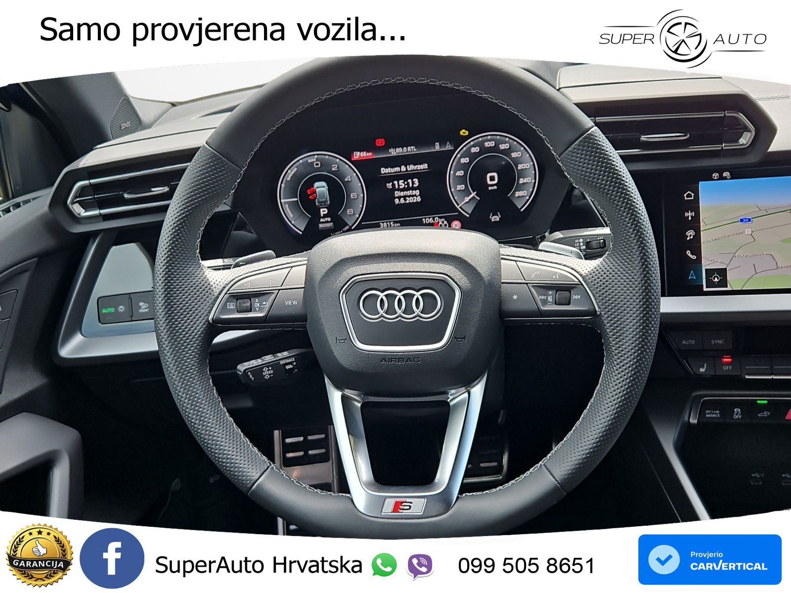 Audi A3 Sportback 40 TFSI e (204 KS) Plug-in Hybrid S tronic S line LED+GR SJED+ACC
