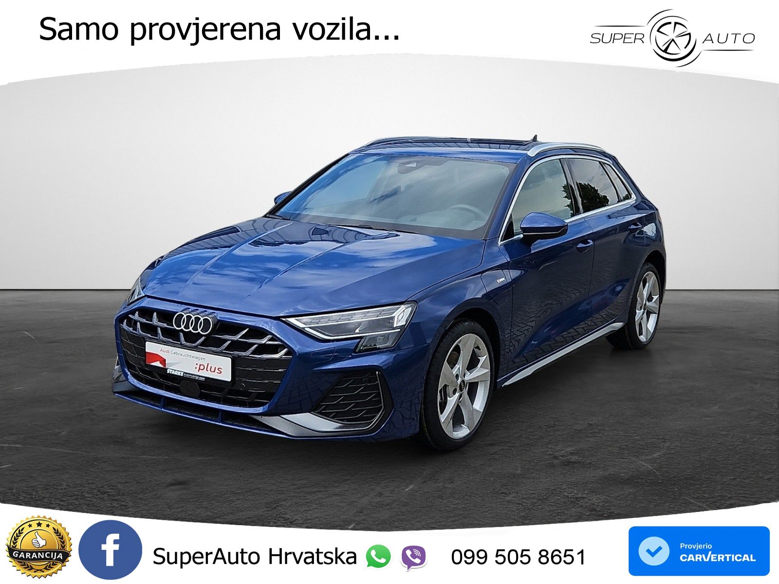 Audi A3 Sportback 40 TFSI e (204 KS) Plug-in Hybrid S tronic S line LED+GR SJED+ACC