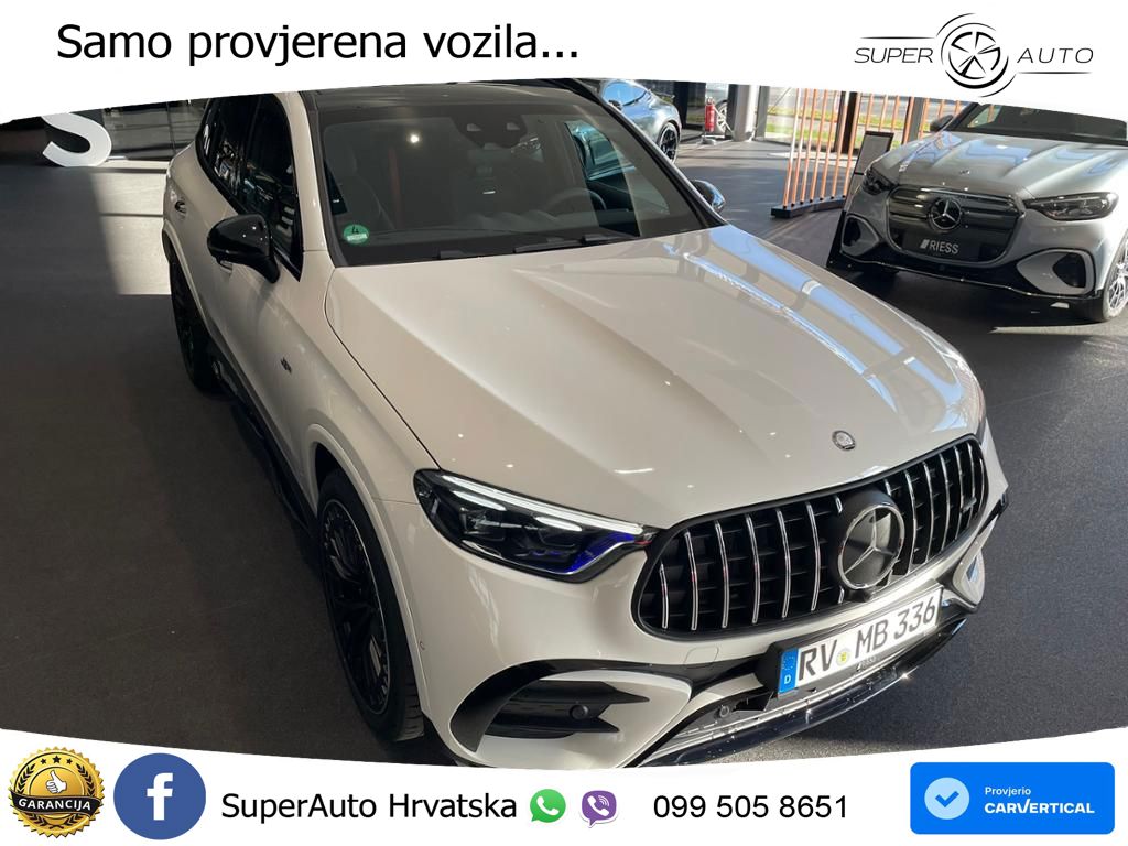 Mercedes AMG GLC 53 (449 KS) 4MATIC+ AMG SPEEDSHIFT TCT 9G ACC+GR SJED+360+PANO
