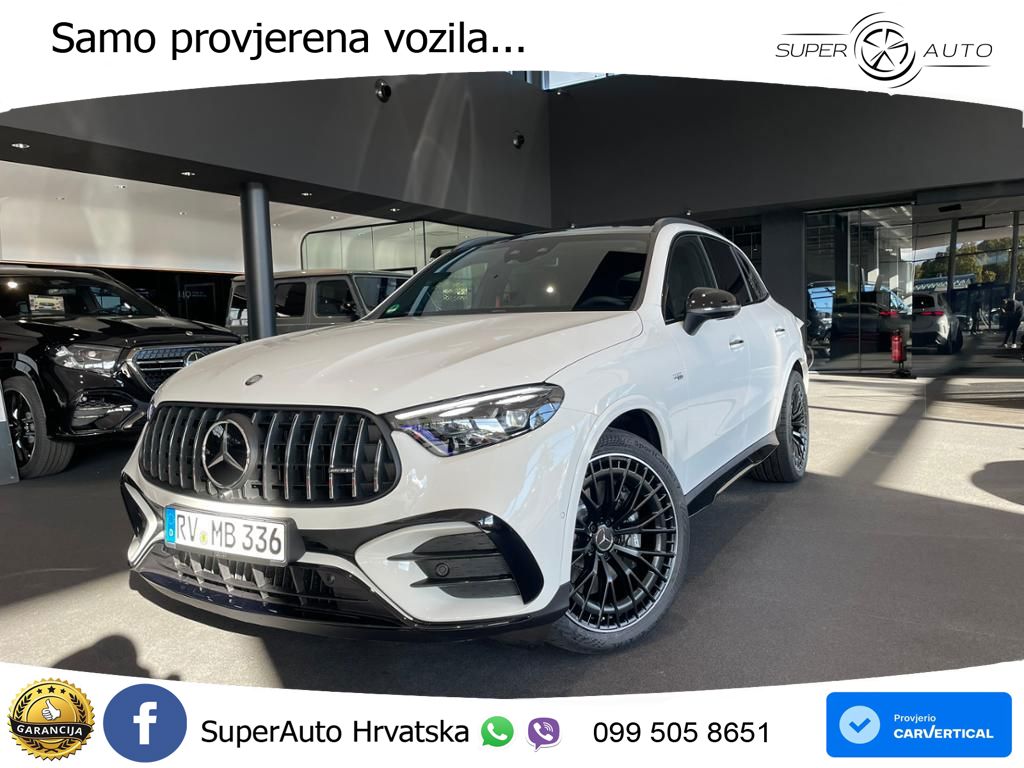 Mercedes AMG GLC 53 (449 KS) 4MATIC+ AMG SPEEDSHIFT TCT 9G ACC+GR SJED+360+PANO