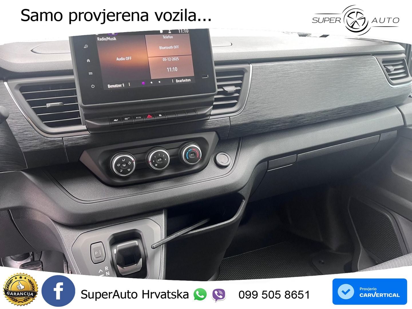 Renault Trafic Kasten 2.0 dCi150 EAG9 L2H1 AT PDC Kamera 150 KS