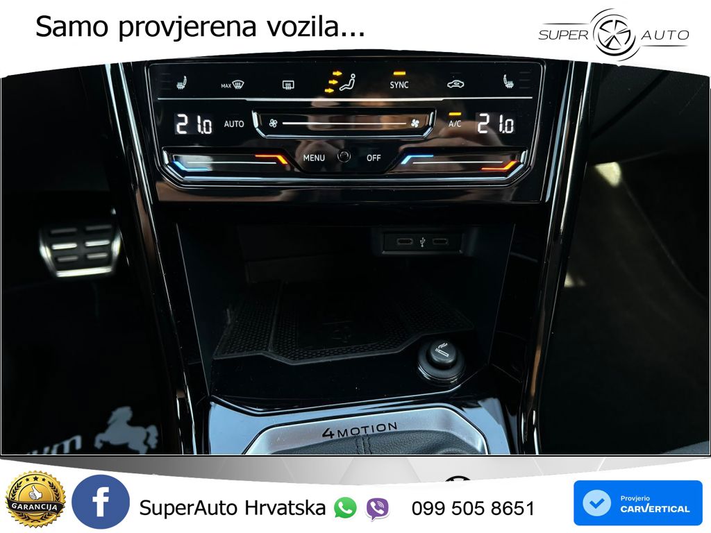 Volkswagen T-Roc 2.0 TSI (190 KS) 4M DSG R-Line LED+GR SJED+ACC
