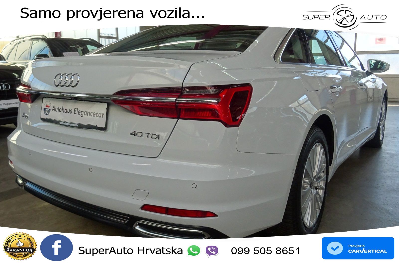 Audi A6 40 TDI (204 KS) S tronic LED+GR SJED+ACC
