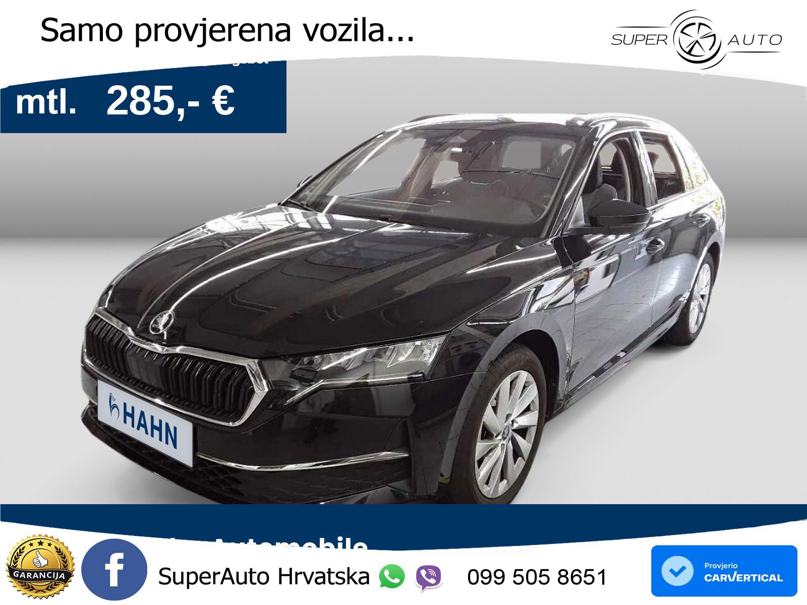 Škoda Octavia Combi 2.0 TDI (150 KS) DSG Selection LED+GR SJED+ACC