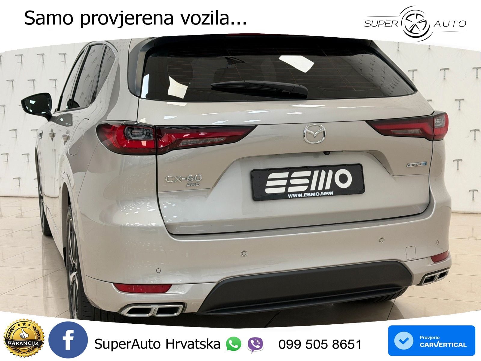 Mazda CX-60 2.5 e-Skyactiv (328 KS) AWD Automatic MATRIX+GR SJED+KAM