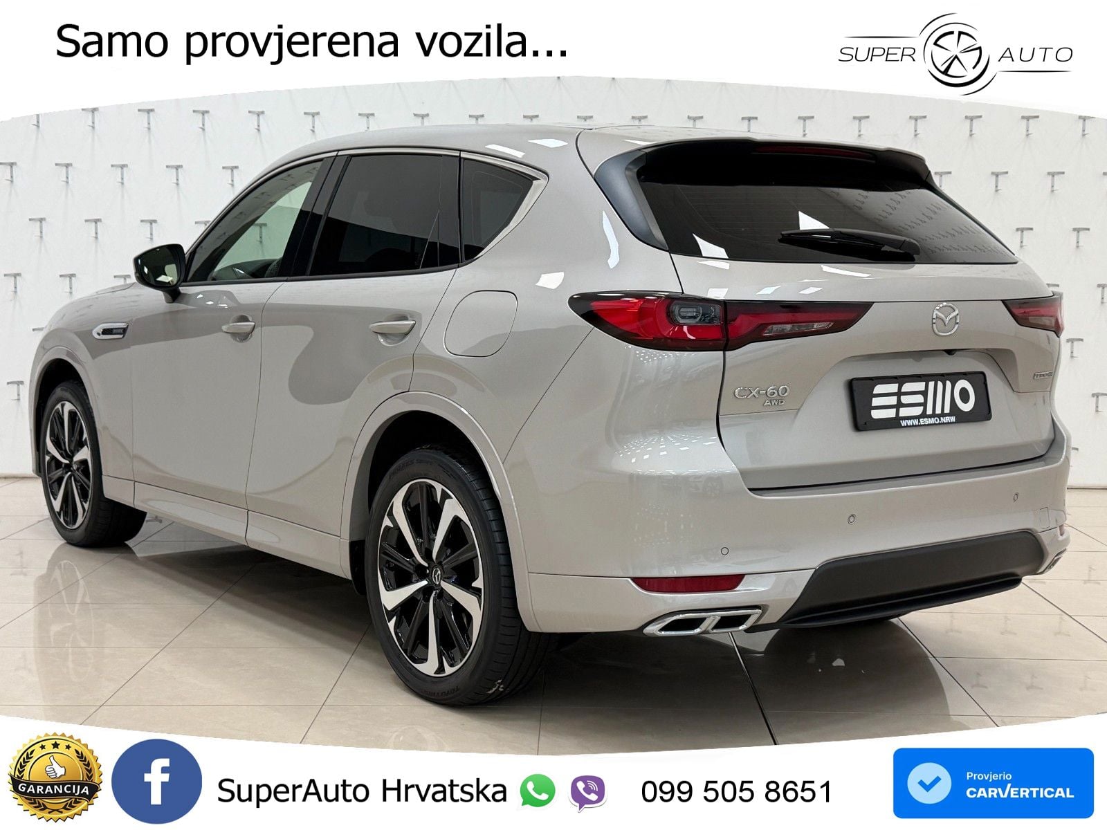 Mazda CX-60 2.5 e-Skyactiv (328 KS) AWD Automatic MATRIX+GR SJED+KAM