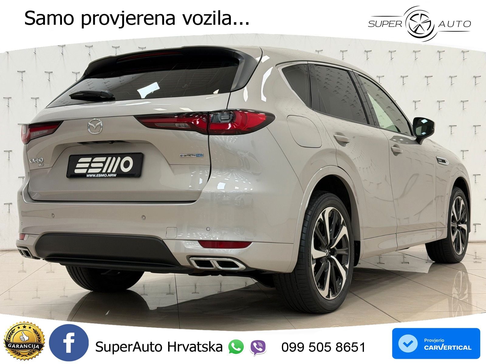 Mazda CX-60 2.5 e-Skyactiv (328 KS) AWD Automatic MATRIX+GR SJED+KAM