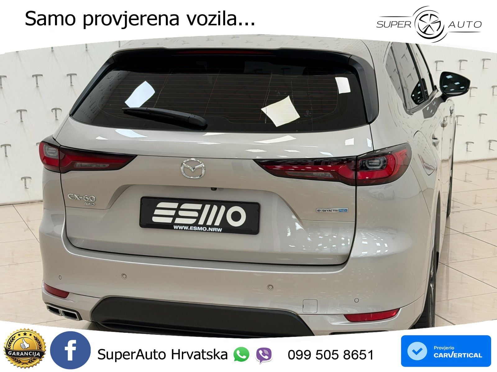 Mazda CX-60 2.5 e-Skyactiv (328 KS) AWD Automatic MATRIX+GR SJED+KAM