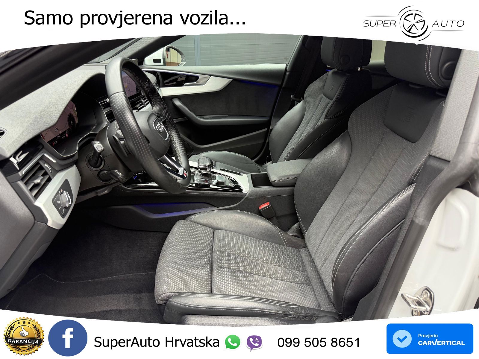 Audi A5 Sportback  40 TFSI (204 KS) quattro S tronic S line LED+GR SJED+ACC