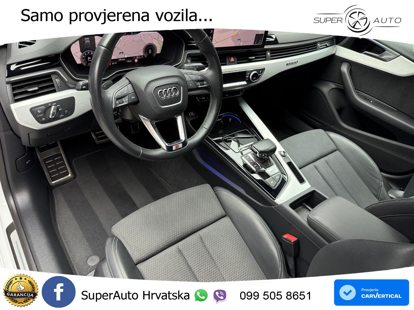 Audi A5 Sportback  40 TFSI (204 KS) quattro S tronic S line LED+GR SJED+ACC