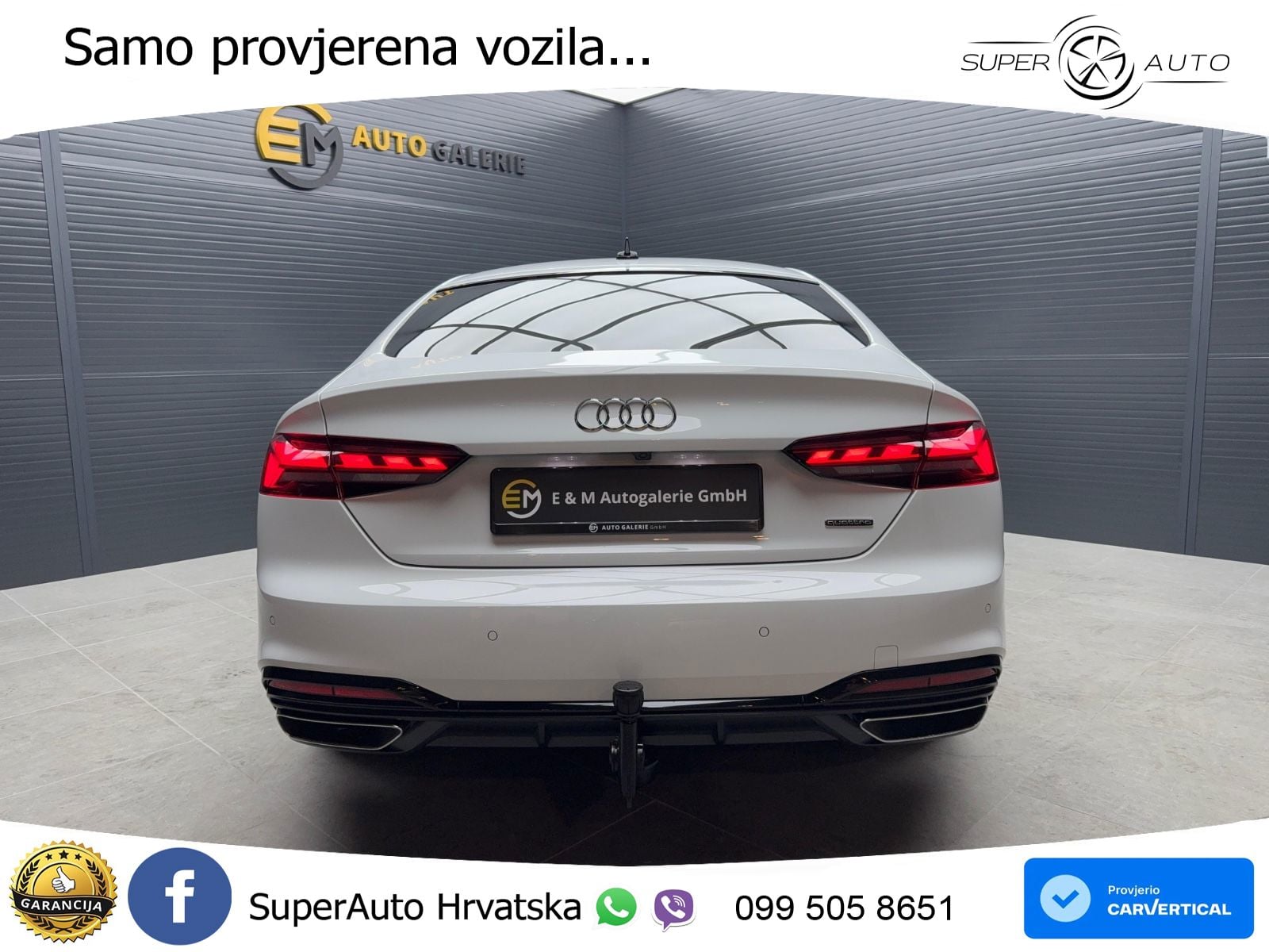 Audi A5 Sportback  40 TFSI (204 KS) quattro S tronic S line LED+GR SJED+ACC