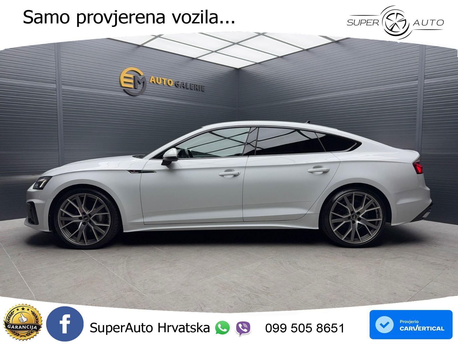 Audi A5 Sportback  40 TFSI (204 KS) quattro S tronic S line LED+GR SJED+ACC