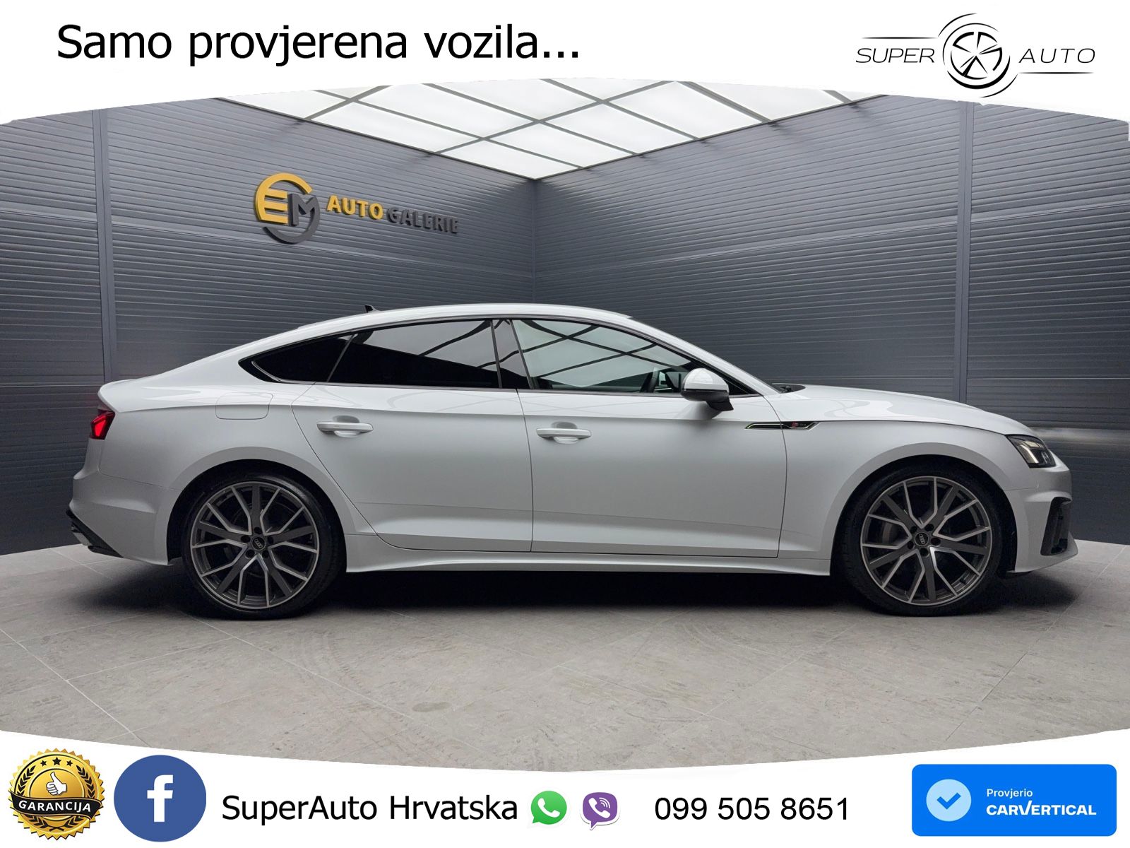 Audi A5 Sportback  40 TFSI (204 KS) quattro S tronic S line LED+GR SJED+ACC