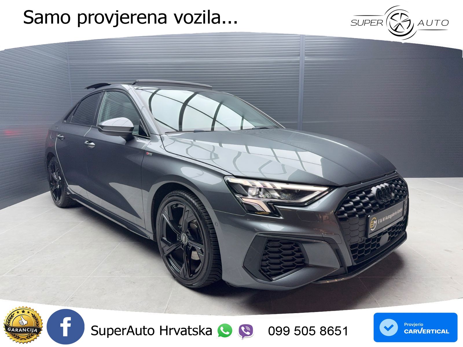 Audi A3 Limuzina 35 TFSI (150 KS) S tronic S line