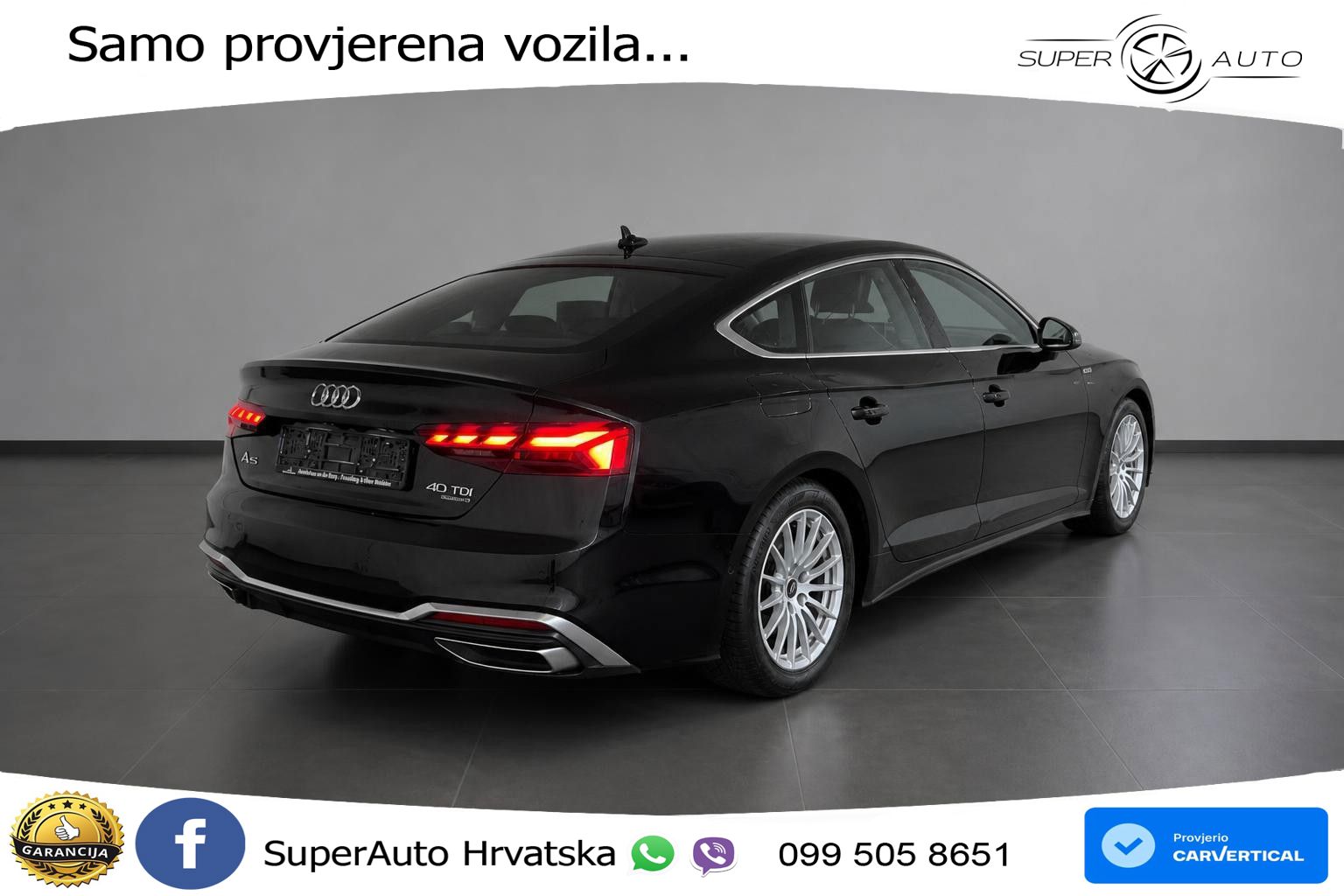 Audi A5 Sportback 40 TDI (204 KS) quattro S tronic S line