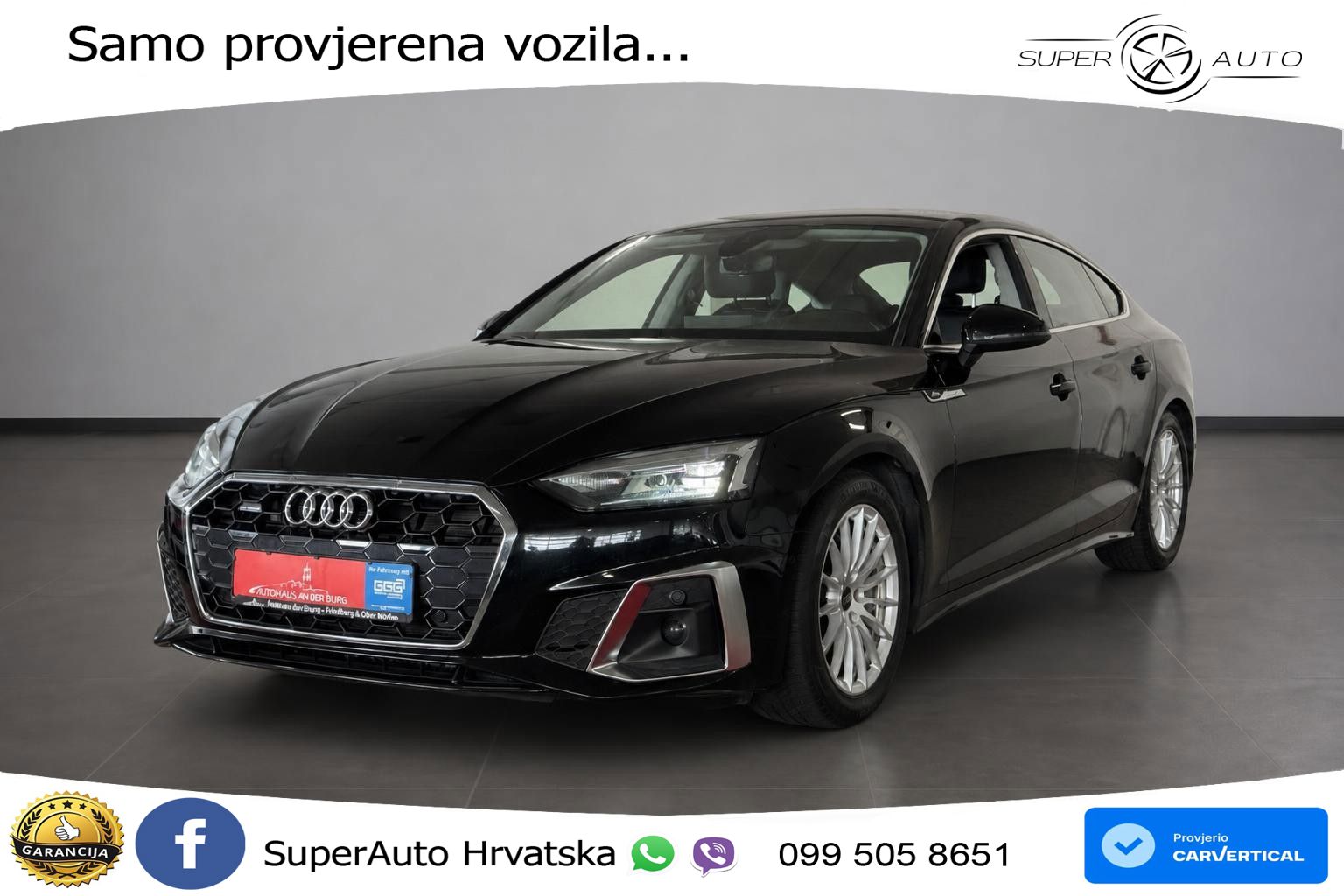 Audi A5 Sportback 40 TDI (204 KS) quattro S tronic S line
