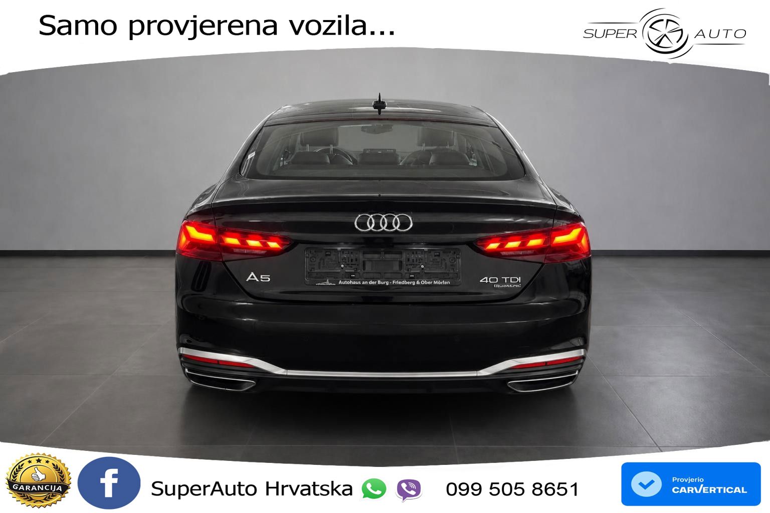 Audi A5 Sportback 40 TDI (204 KS) quattro S tronic S line