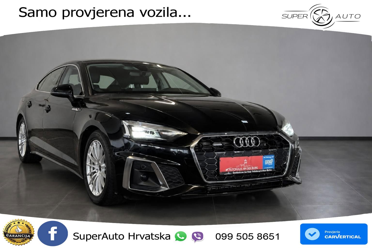 Audi A5 Sportback 40 TDI (204 KS) quattro S tronic S line