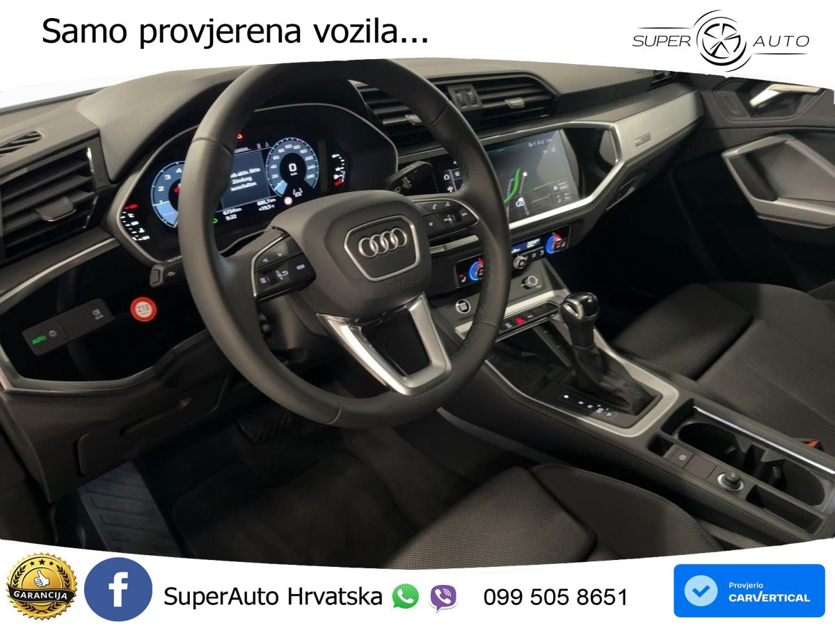 Audi Q3 35 TFSI (150 KS) S tronic advanced LED+GR SJED+ACC