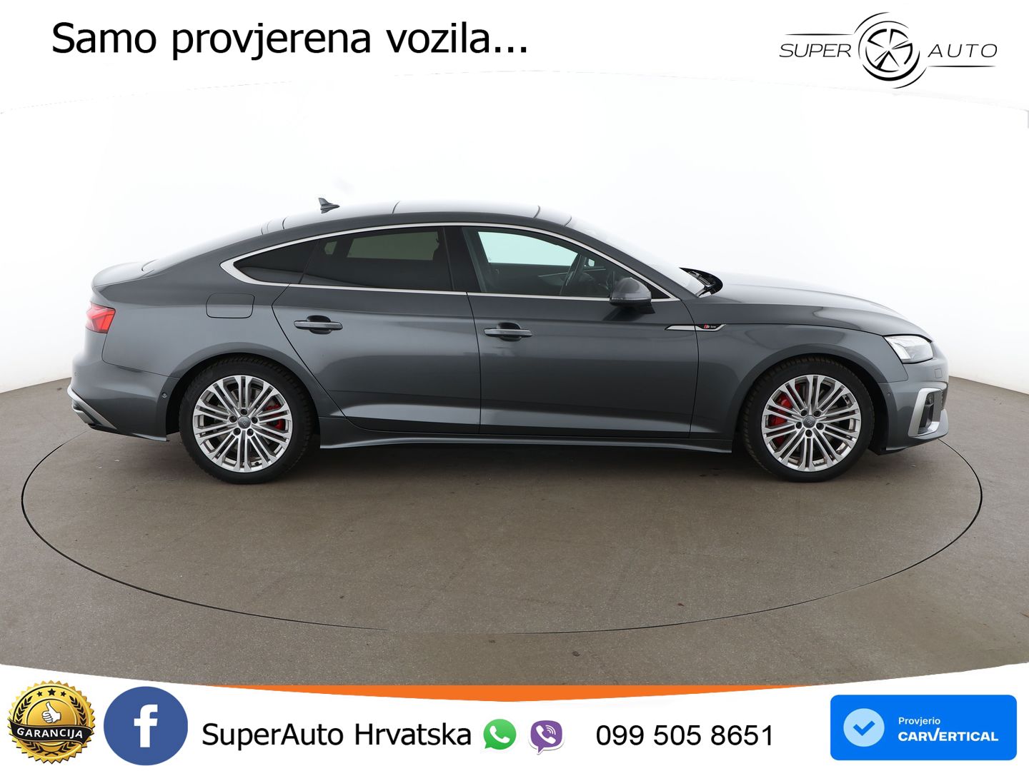 Audi A5 Sportback 50 TDI V6 (286 KS) quattro Tiptronic S line MATRIX+GR SJED+KAM