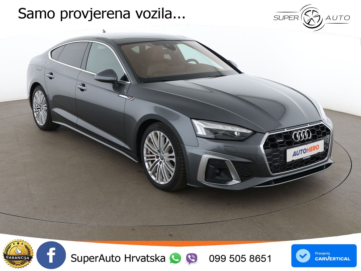 Audi A5 Sportback 50 TDI V6 (286 KS) quattro Tiptronic S line MATRIX+GR SJED+KAM