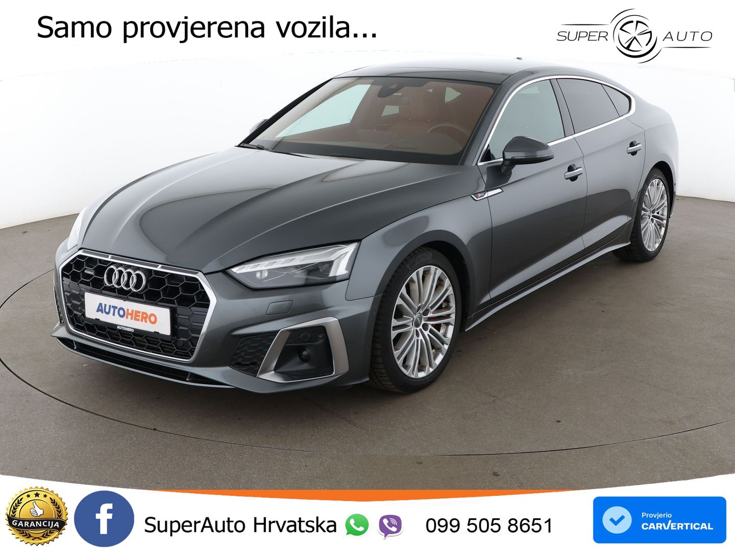 Audi A5 Sportback 50 TDI V6 (286 KS) quattro Tiptronic S line MATRIX+GR SJED+KAM
