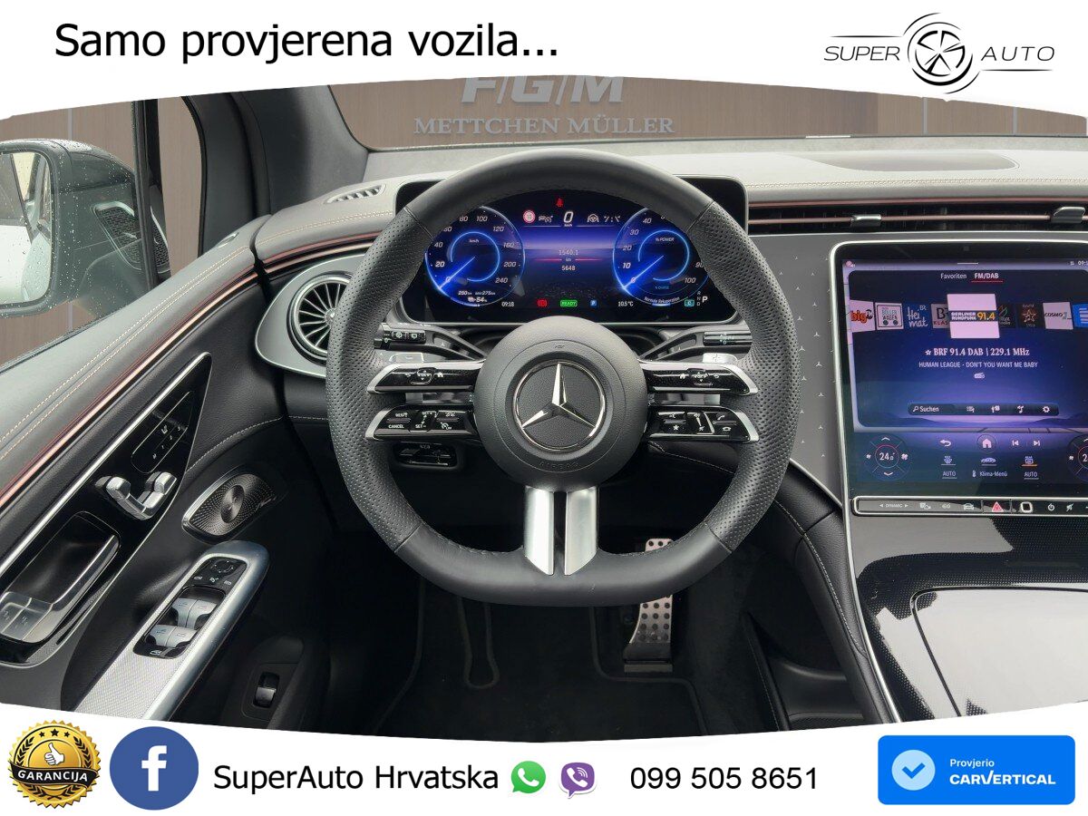 Mercedes EQE SUV 350 100 kWh (292 KS) 4MATIC ZRAČNI+ACC+GR SJED+KAM+PANO
