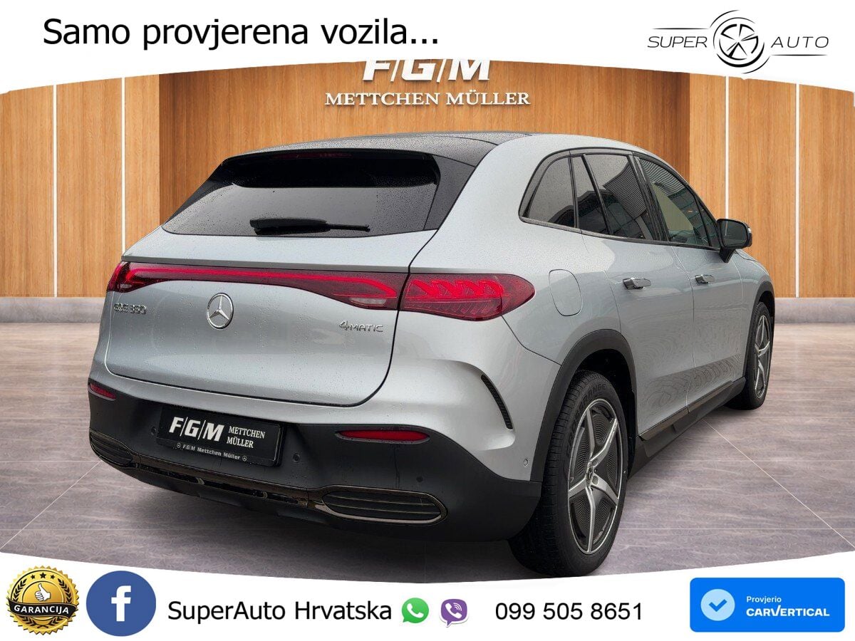 Mercedes EQE SUV 350 100 kWh (292 KS) 4MATIC ZRAČNI+ACC+GR SJED+KAM+PANO