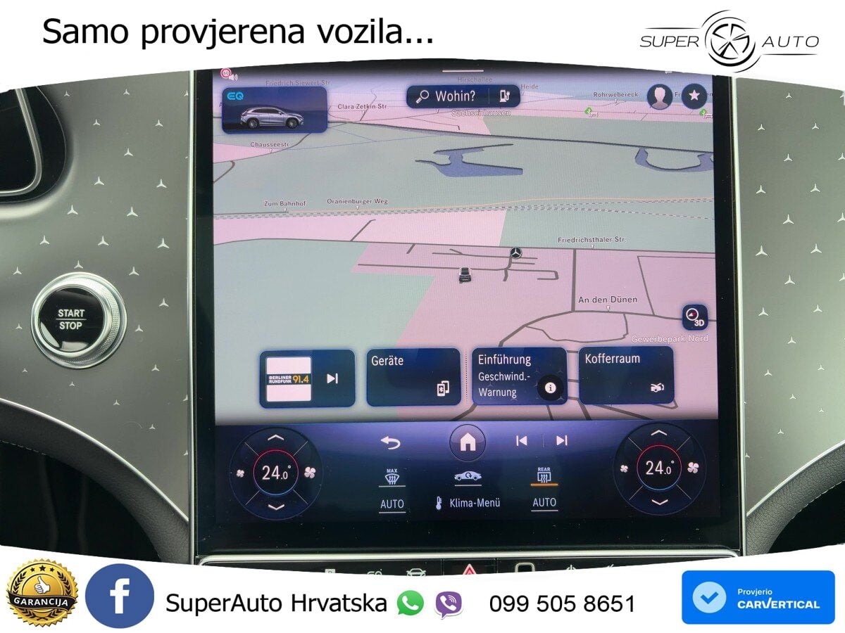 Mercedes EQE SUV 350 100 kWh (292 KS) 4MATIC ZRAČNI+ACC+GR SJED+KAM+PANO