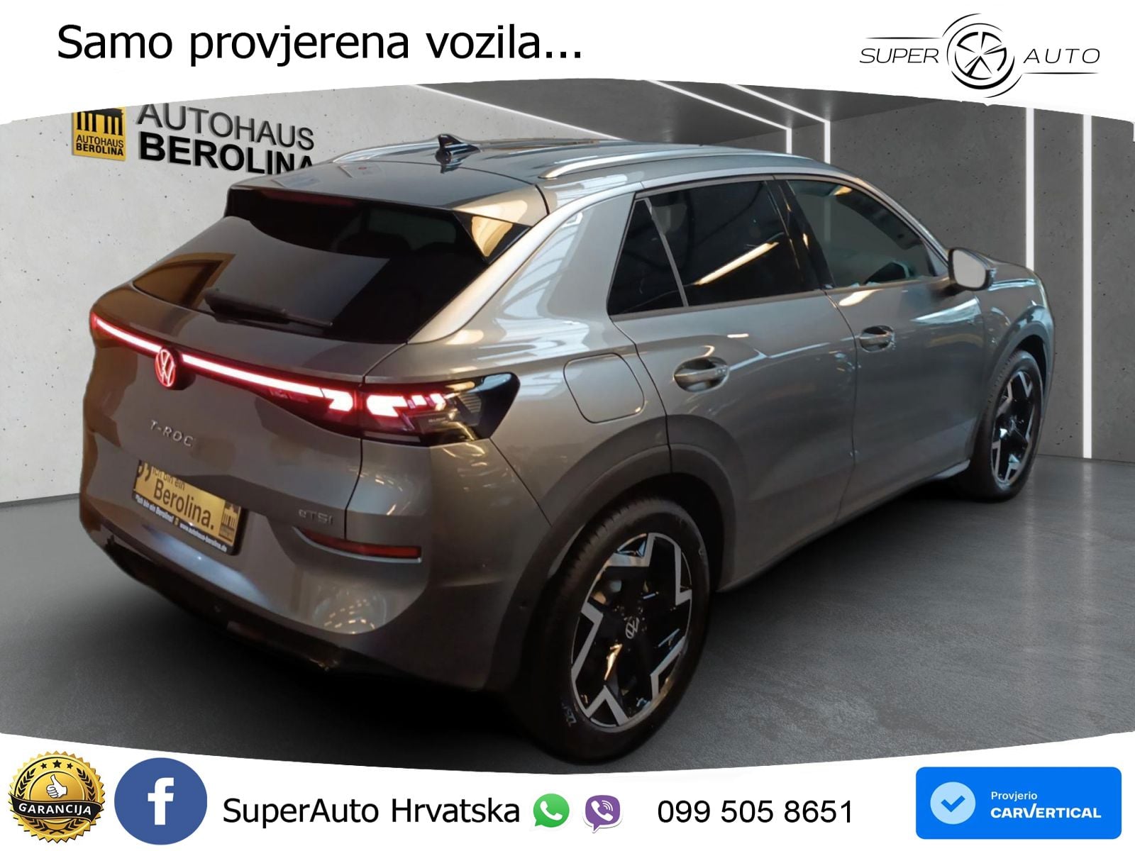 Volkswagen T-Roc 1.5 eTSI (150 KS)  DSG R-Line LED+GR SJED+ACC