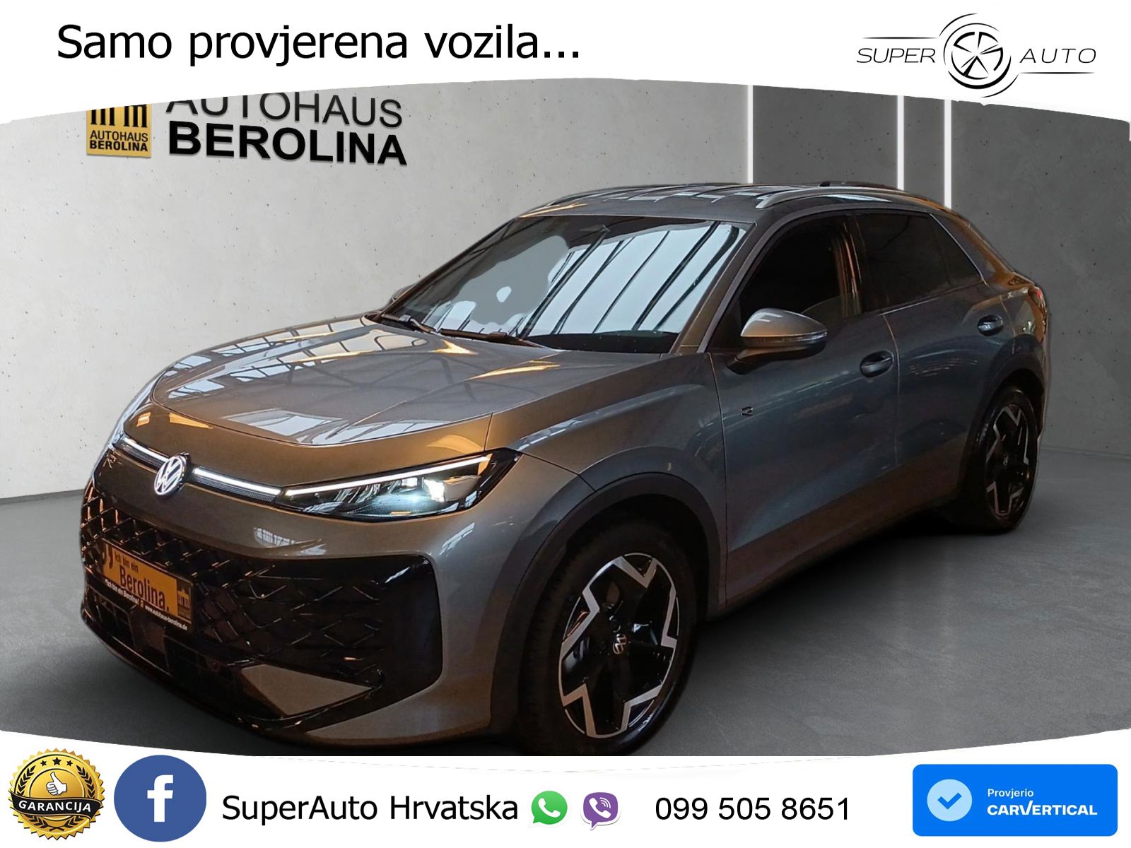Volkswagen T-Roc 1.5 eTSI (150 KS)  DSG R-Line LED+GR SJED+ACC