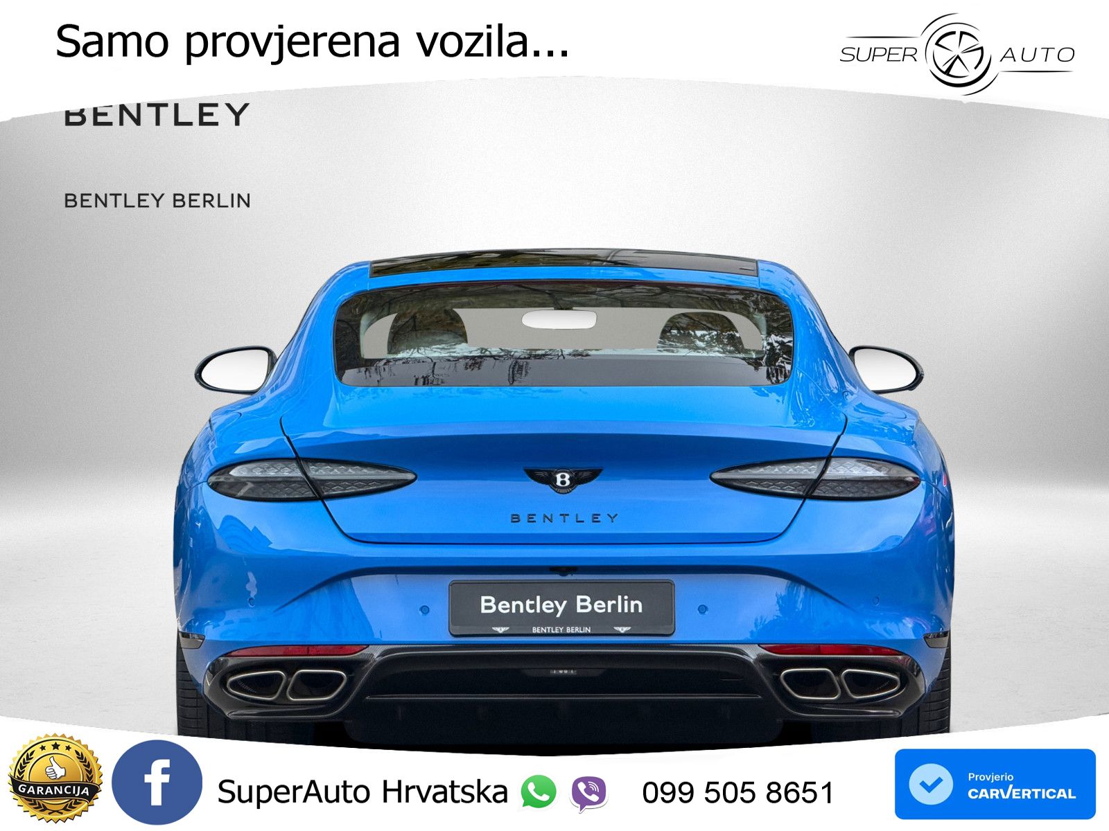 Bentley Continental GT IV 4.0 V8 TFSi (680 KS) AWD DCT LED+GR SJED+ACC
