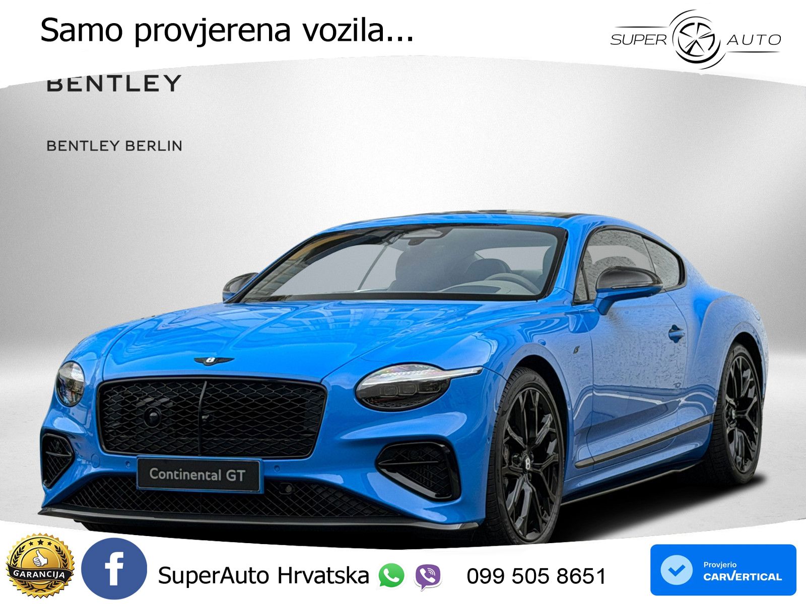 Bentley Continental GT IV 4.0 V8 TFSi (680 KS) AWD DCT LED+GR SJED+ACC